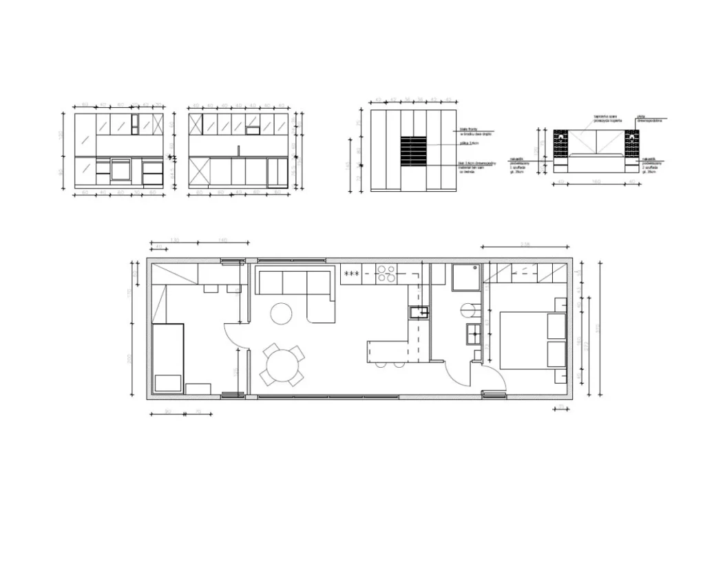 Dom 48 m² pudrowy